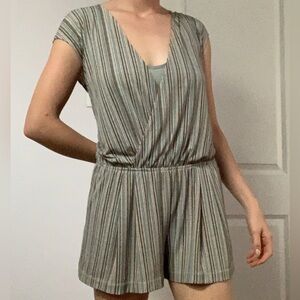 BCBGeneration Patterned Multicolor Romper